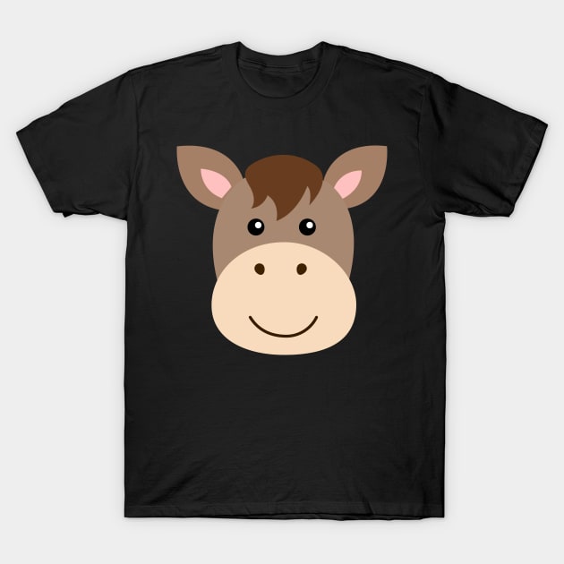 Donkey Face T-Shirt by samshirts